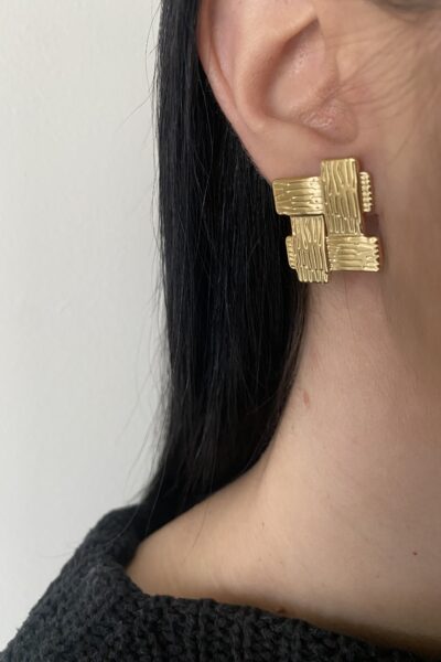 Domino earrings